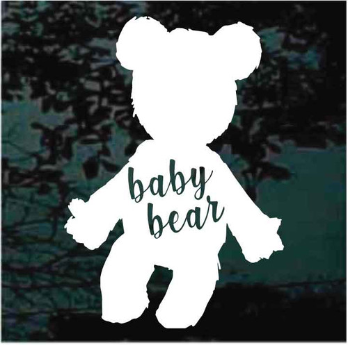 Baby Bear Teddy Bear decals stickers