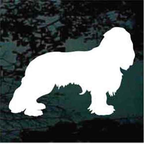 Cavalier Spaniel Silhouette car window decals stickers