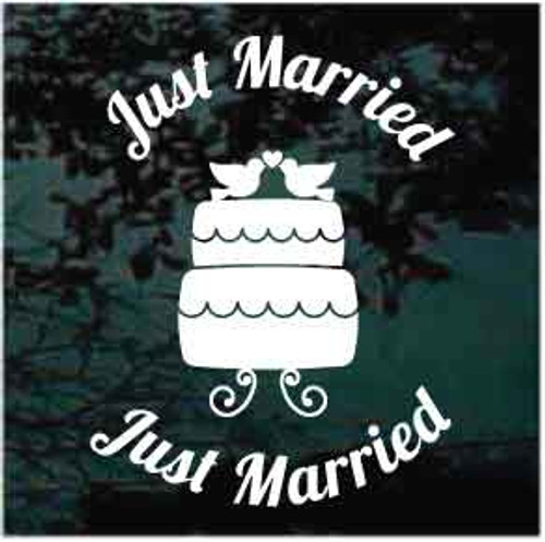 Gold Just Married Cake Topper | Posh Totty Designs