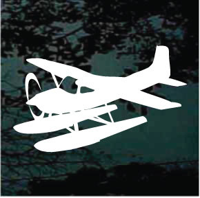 Cessna 185 Float Plane Aircraft car window decals stickers