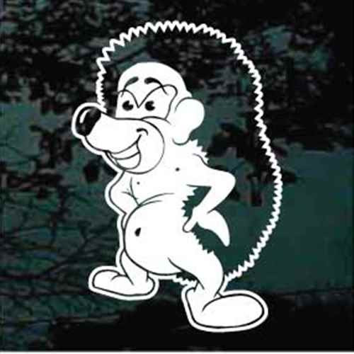 Bad Hedgehog car window decals stickers