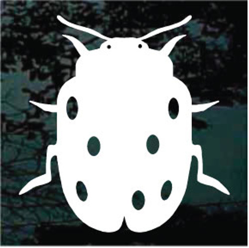 Solid Ladybug car window decals stickers