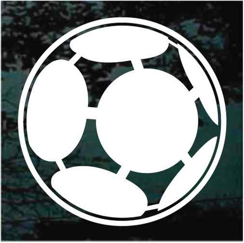Decorative Soccer Ball car window decals stickers
