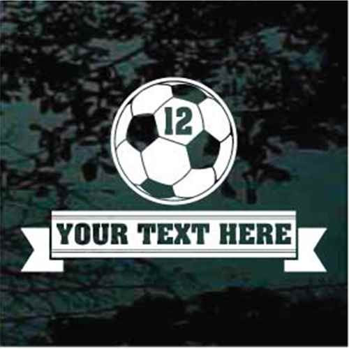 Soccer Ball Banner Decals