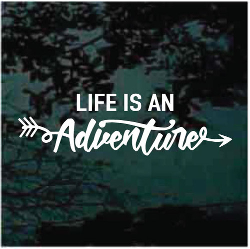 Life Is An Adventure car window decals stickers