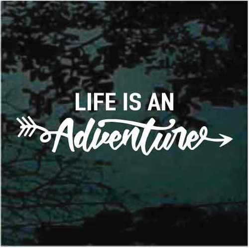 Life Is An Adventure decals stickers