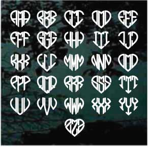 Pharaoh Hound Monogram Decals & Car Window Stickers | Decal Junky
