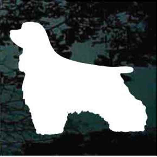 Cocker Spaniel Silhouette car window decals stickers