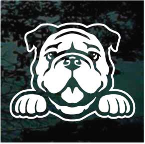 Bulldog window decal Clearance