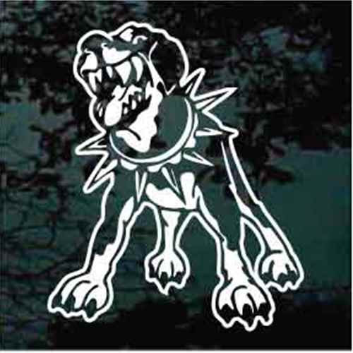 Mean Rottweiler car window decals stickers