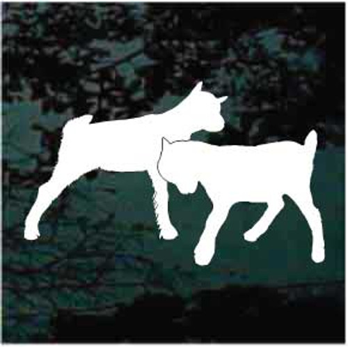 Kid Goats Playing car window decals stickers Kid Goats Playing car window decals stickers