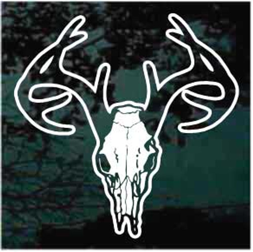 Non Typical Deer Skull car window decals stickers
