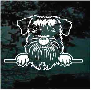 schnauzer car decals