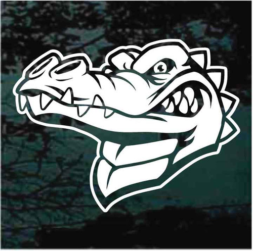 Mean Alligator Head decals stickers