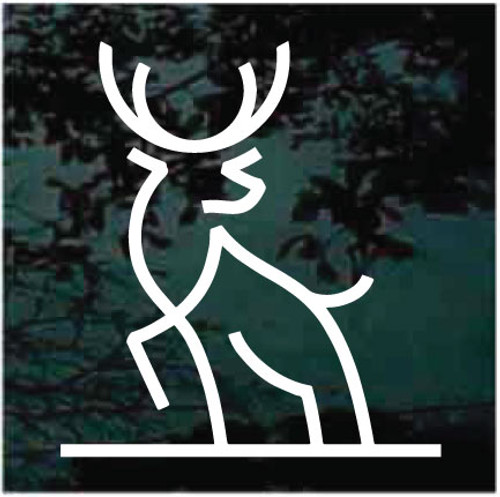 Elk Deer Icon car window decals stickers