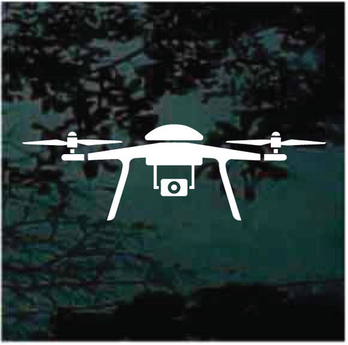 Camera Drone car window decals stickers