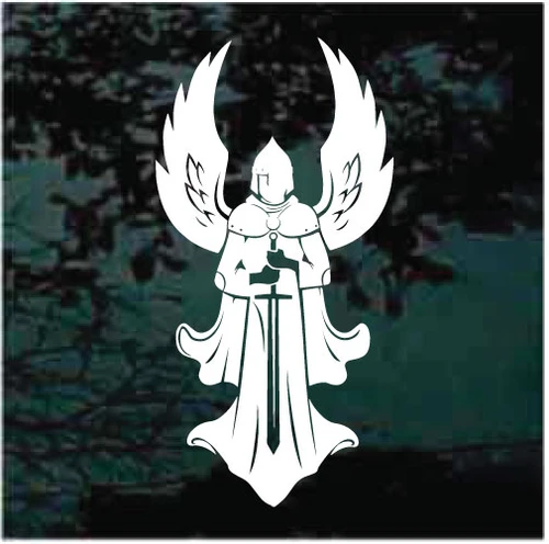 Angel Warrior With Sword decals stickers