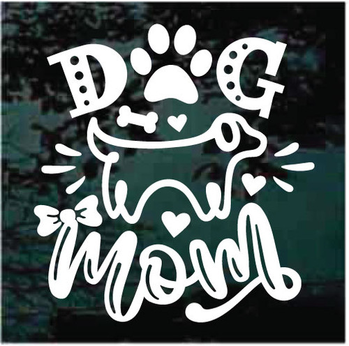 Dog mom decals for cars Clearance