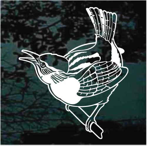Wren Bird decals stickers