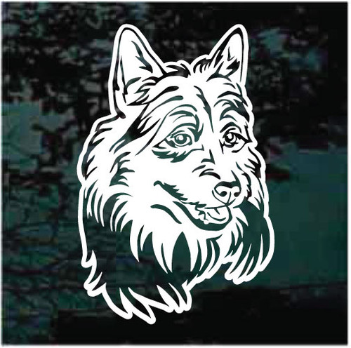 Australian Terrier Head car window decals stickers