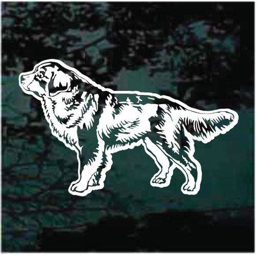 Beautiful Bernese Mountain Dog car window decals stickers