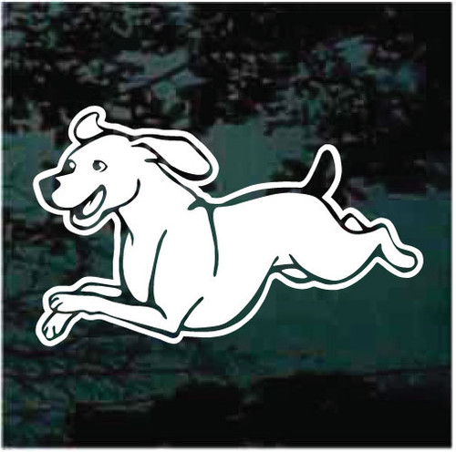 Vizsla Running car window decals stickers