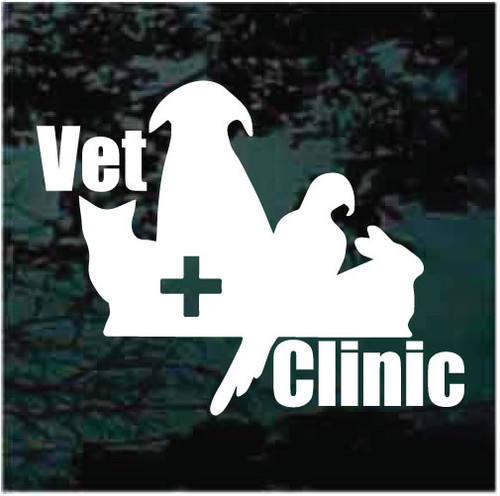 Vet Clinic Window Decals