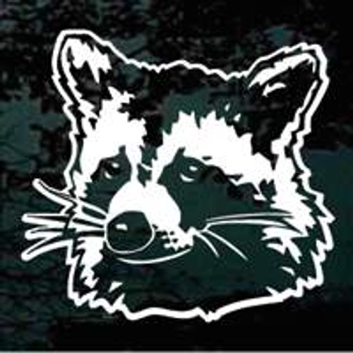 Realistic Raccoon Head Decals