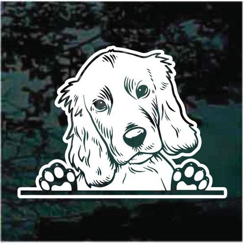 Cocker spaniel deals car stickers