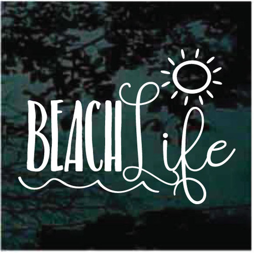 beach life decal