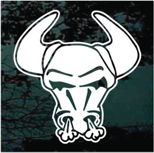 Snorting Bulls Mascot Window Decals