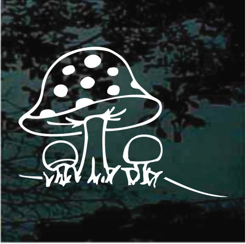 Vintage Mushroom Decals Stickers