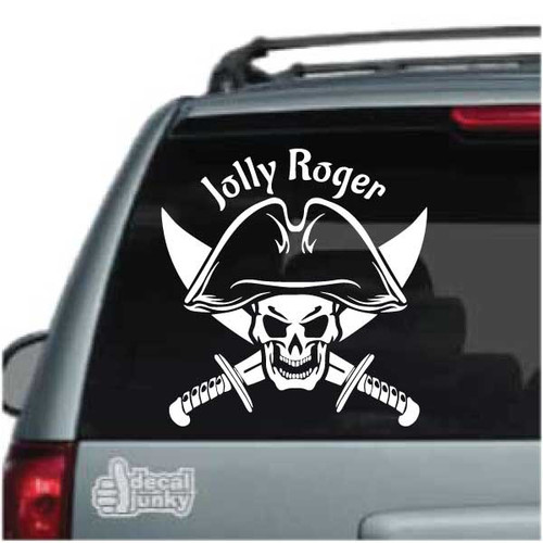 Jolly Roger Bumper Sticker