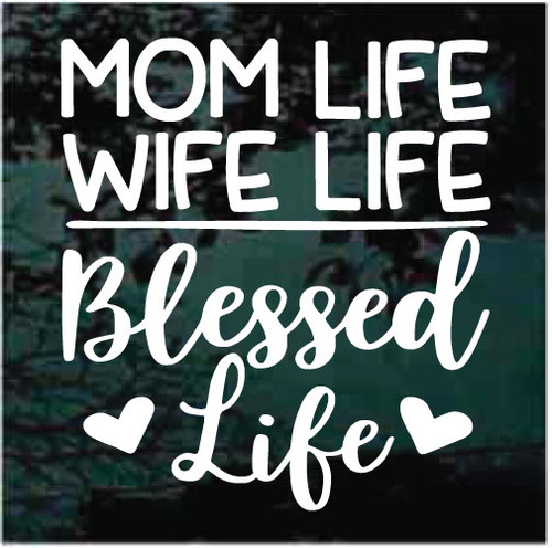 mom life car decal