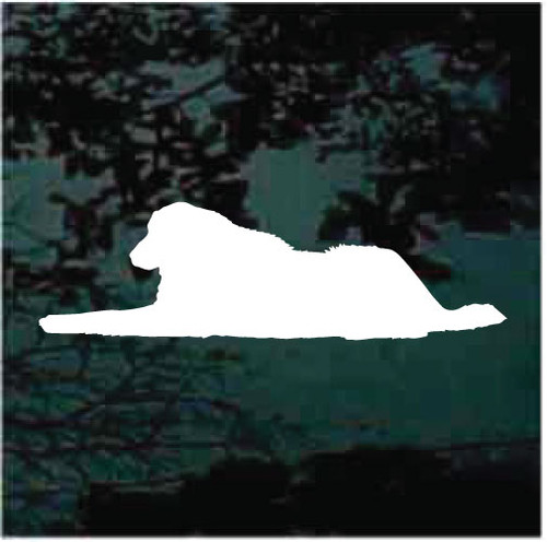 Great Pyrenees Down car window decals stickers