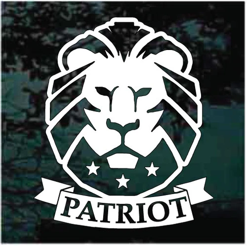 Patriot Lion decals stickers