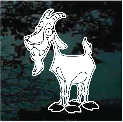 Funny Billy Goat car window decals stickers