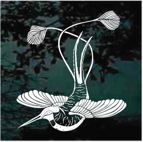 Beautiful Hummingbird car window decals stickers