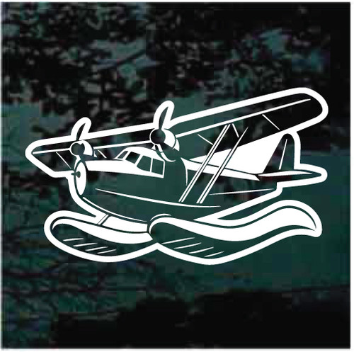Seaplane car window decals stickers