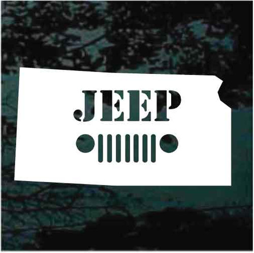 Kansas State Jeep decals stickers