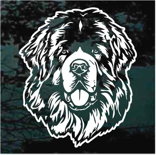 Beautiful Newfoundland Head decals stickers