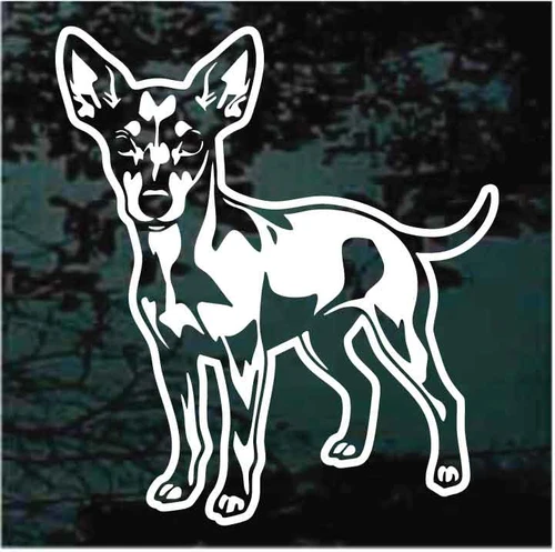 Cute Miniature Pinscher decals stickers