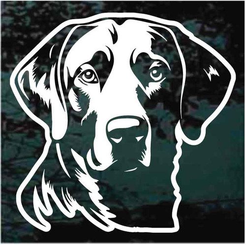 Kind Labrador Retriever Head decals stickers