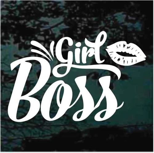 Girl Boss decals stickers