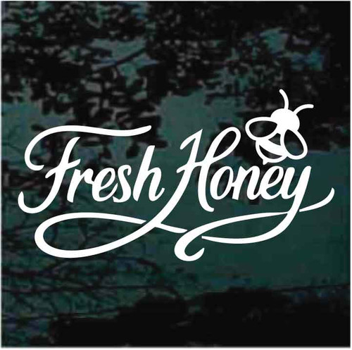 Script Fresh Honey decals stickers
