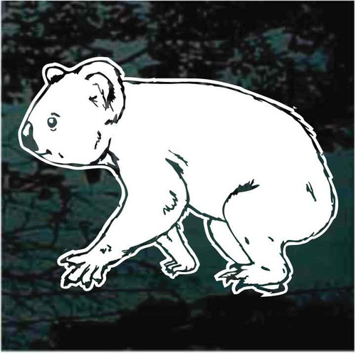 Koala Bear Walking decals stickers