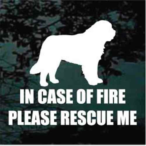 St Bernard Fire Rescue car window decals stickers