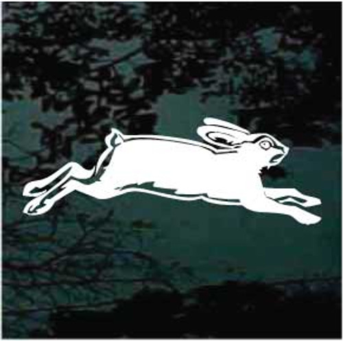 Cool Rabbit Running Window Decals