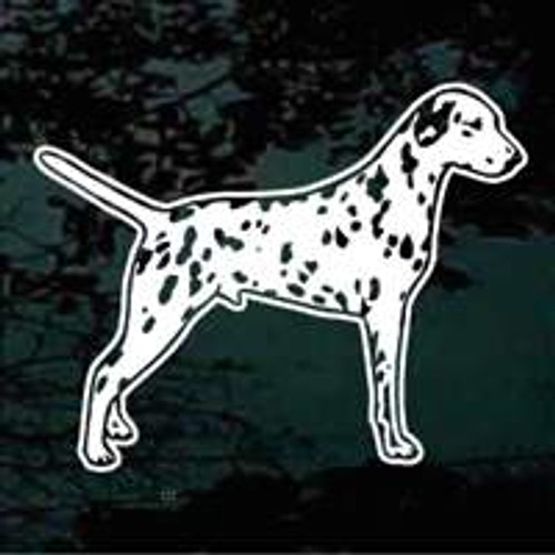 Detailed Dalmatian Window Decals