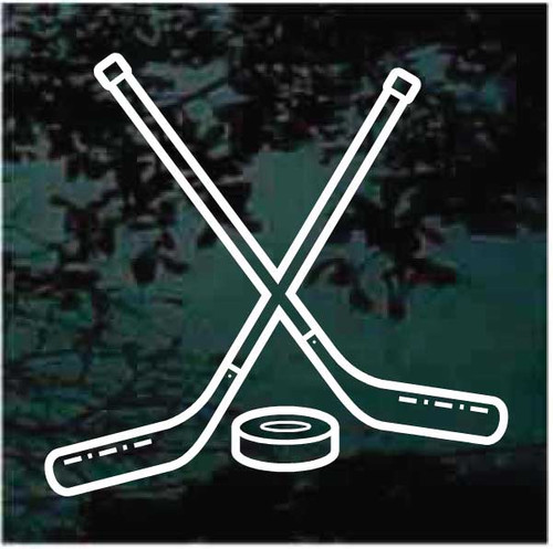 Ice Hockey Sticks car window decals stickers
